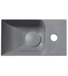 Photo: PICCOLINO betónové umývadlo 30,8x17cm, batéria vpravo, šedá