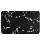 Photo: Dywanik łazienkowy 50x80cm, pochłaniający wodę, czarny/marmur
