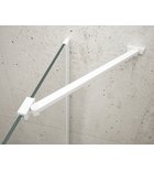 Photo: VARIO Shower Enclosure Corner Support Bar 650mm, white matt