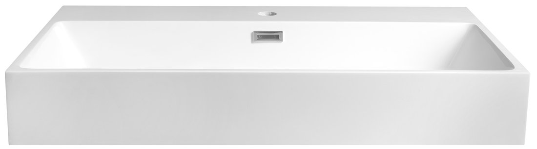 Sapho AQUATIC umyvadlo, litý mramor, 80x46cm, bílá AT080