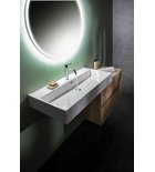 Photo: AQUATIC washbasin, cast marble, 100x46cm, white