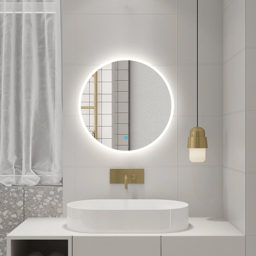 Aqualine URSA kulaté s LED osvětlením ø 60cm, dotykový senzor, stmívatelné UR060