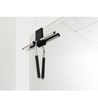 Photo: CERA shower squeegee, black, stainless steel