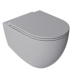 Photo: INFINITY závěsná WC mísa, Rimless, 36,5x53cm, stone grey