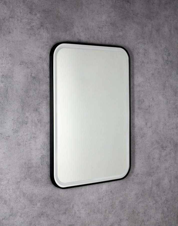 Sapho CETIS zrcadlo s LED osvětlením 60x80cm, černá mat CT080
