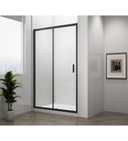 Photo: EASY BLACK Shower Door 1000mm, clear glass