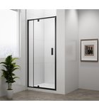 Photo: EASY BLACK pivot shower doors 760-900mm, clear glass