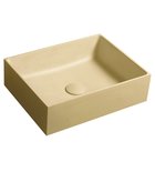 Photo: FORMIGO betonové umývadlo na dosku, 47,5x36,5cm, žltá mat
