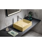 Photo: FORMIGO betonové umývadlo na dosku, 47,5x36,5cm, žltá mat