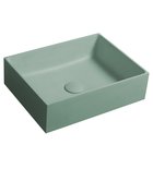 Photo: FORMIGO top counter concrete washbasin, 47,5x36,5cm, green