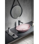 Photo: FORMIGO top counter concrete washbasin, 60x40cm, pink