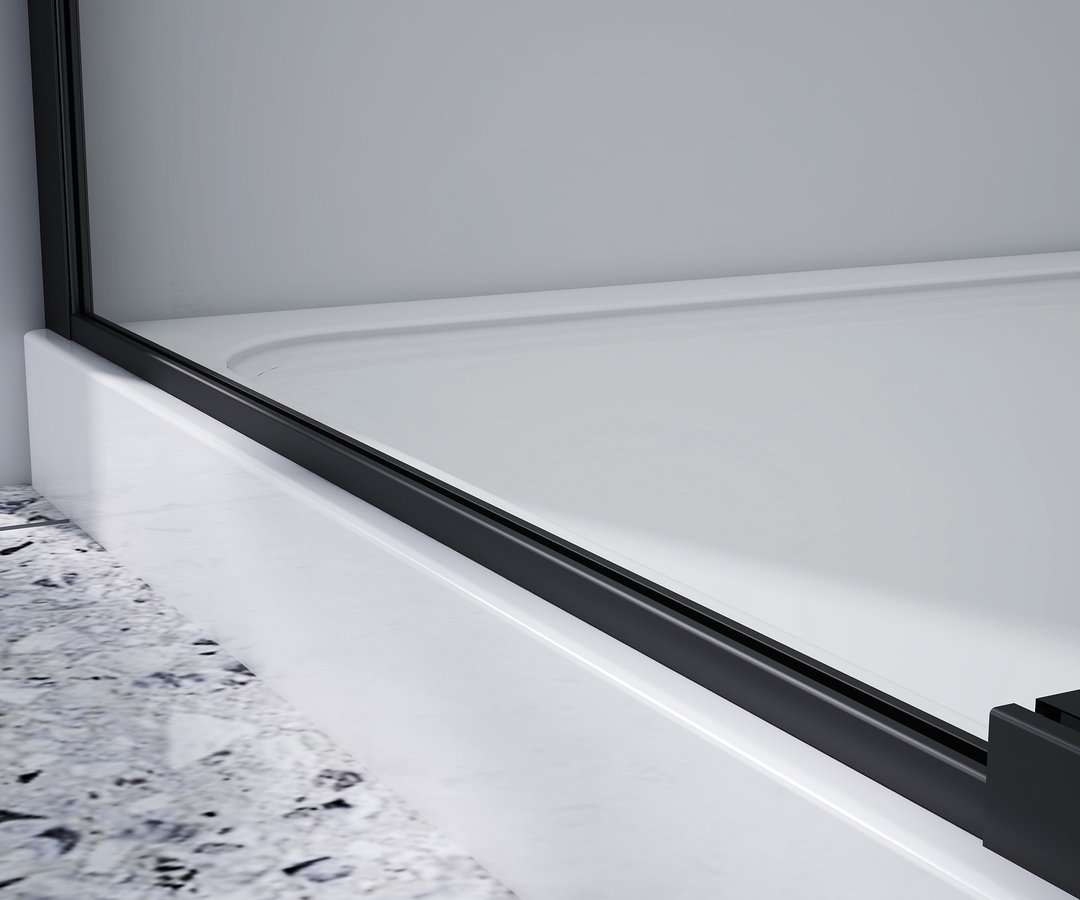 Gelco DRAGON BLACK sprchové dveře 1300mm, čiré sklo GD4613B