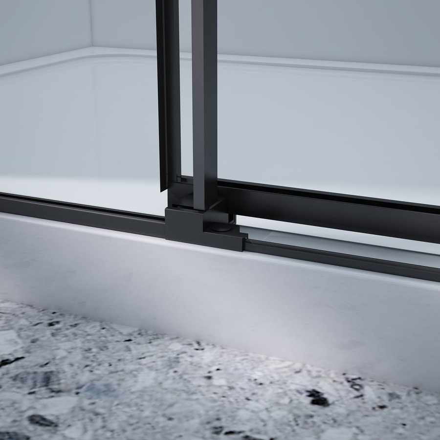 Gelco DRAGON BLACK sprchové dveře 1400mm, čiré sklo GD4614B