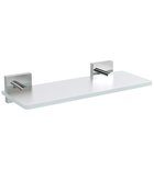 Photo: X-SQUARE glass shelf 200mm, chrome/frosted glass