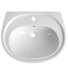 Photo: Ceramic washbasin 60x48cm, white