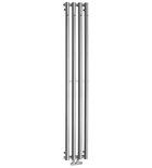 Photo: PILON bathroom radiator 270x1800mm, with 4 Hooks, chrome