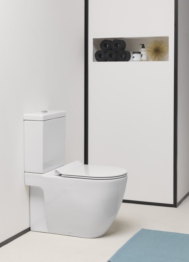 GSI PURA WC kombi, spodní/zadní odpad, bílá ExtraGlaze WCSET881711-PURA