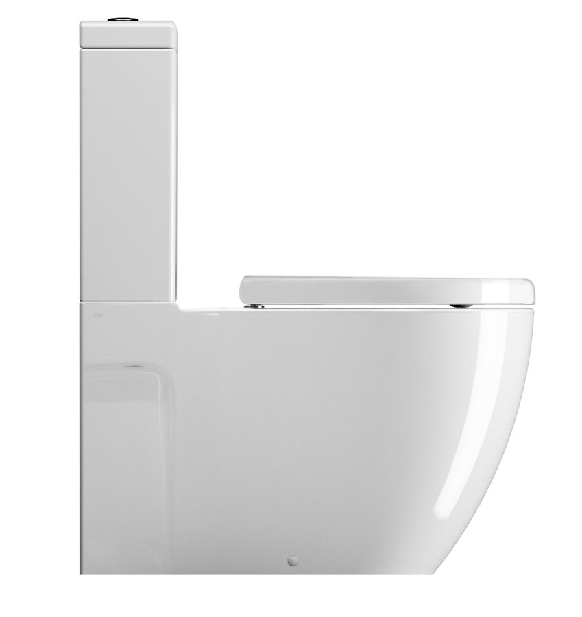 GSI PURA WC kombi, spodní/zadní odpad, bílá ExtraGlaze WCSET881711-PURA