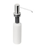 Photo: Recessed Soap Dispenser, Extended Spout, Round, Chrome