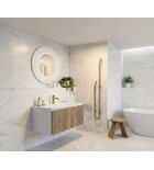 Photo: LOREA basin cabinet 100x46x51,5cm (20+80cm), right, oak alabama/white matt