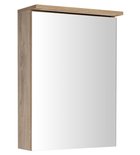 Photo: KAWA STRIP Spiegelschrank mit LED Beleuchtung 50x70x22cm, Eiche Emporio