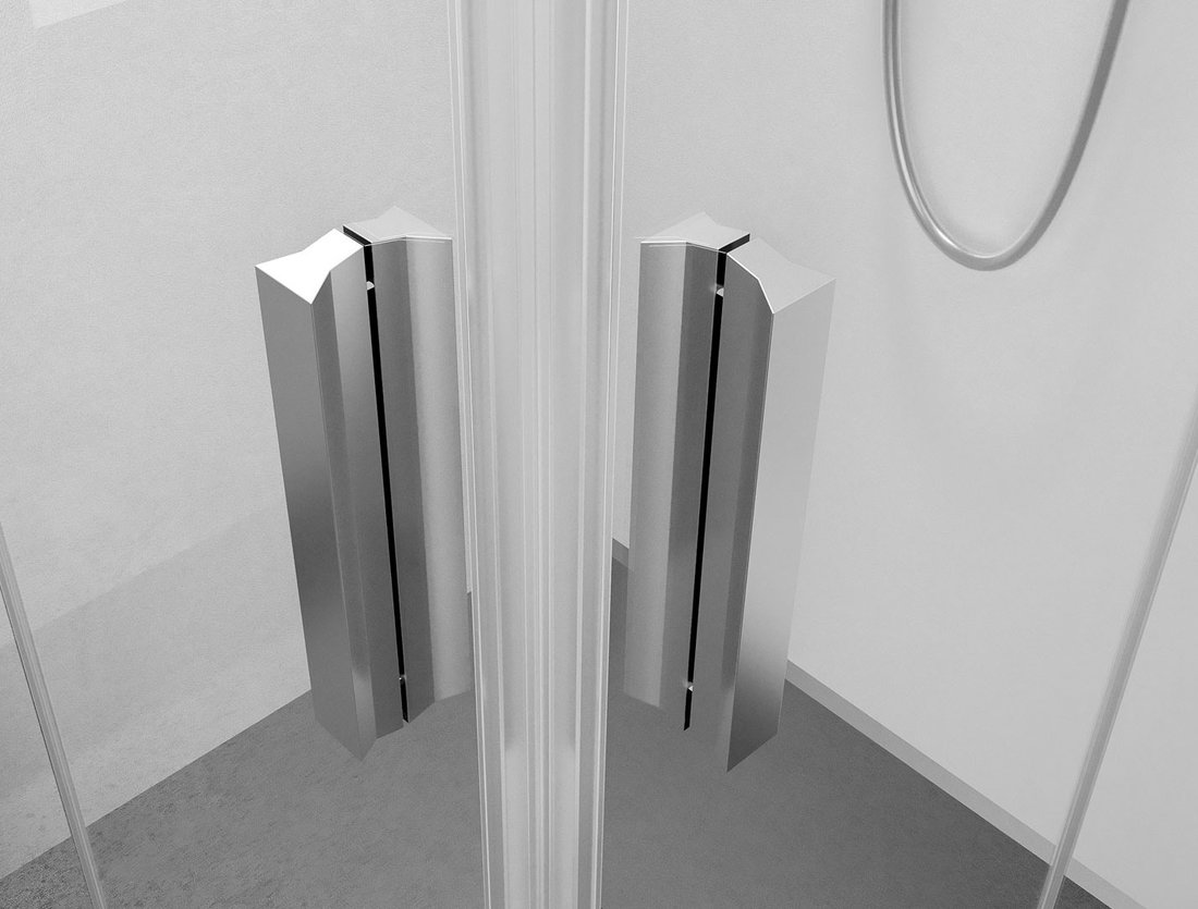 Polysan ZOOM čtvercový sprchový kout 800x800mm, rohový vstup ZL4815L-02