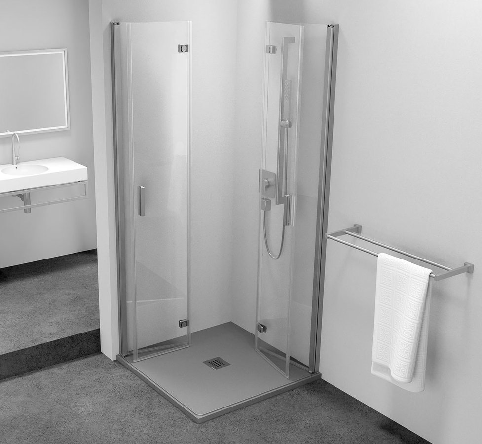 Polysan ZOOM čtvercový sprchový kout 800x800mm, rohový vstup ZL4815L-02