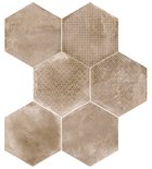 Photo: URBAN floor tile Mélange Nut 29,2x25,4 (EQ-10D) (1m2)