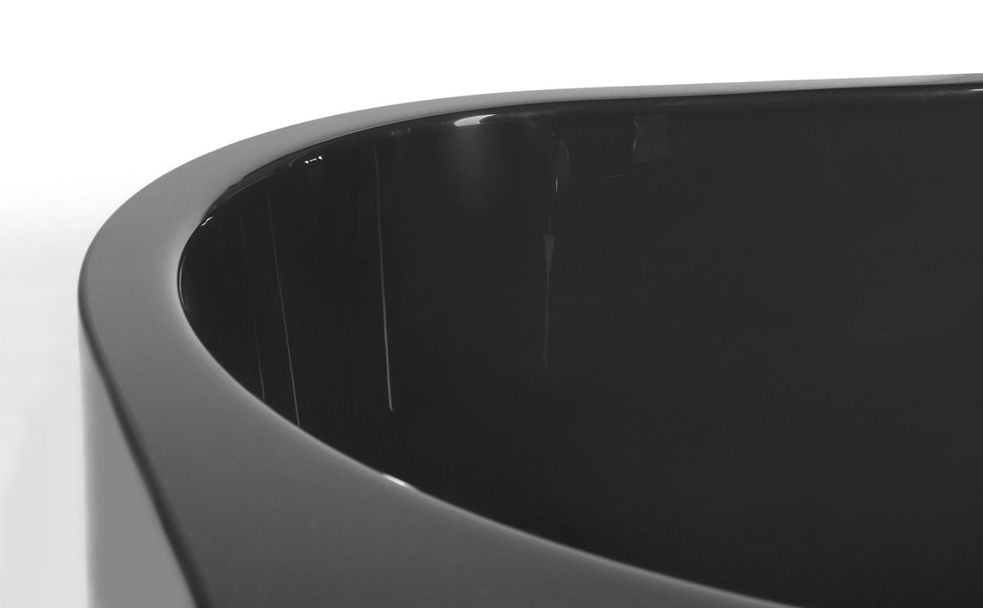 Polysan ASTRA L MONOLITH asymetrická vana 160x75x60cm, šedá 33611M.30