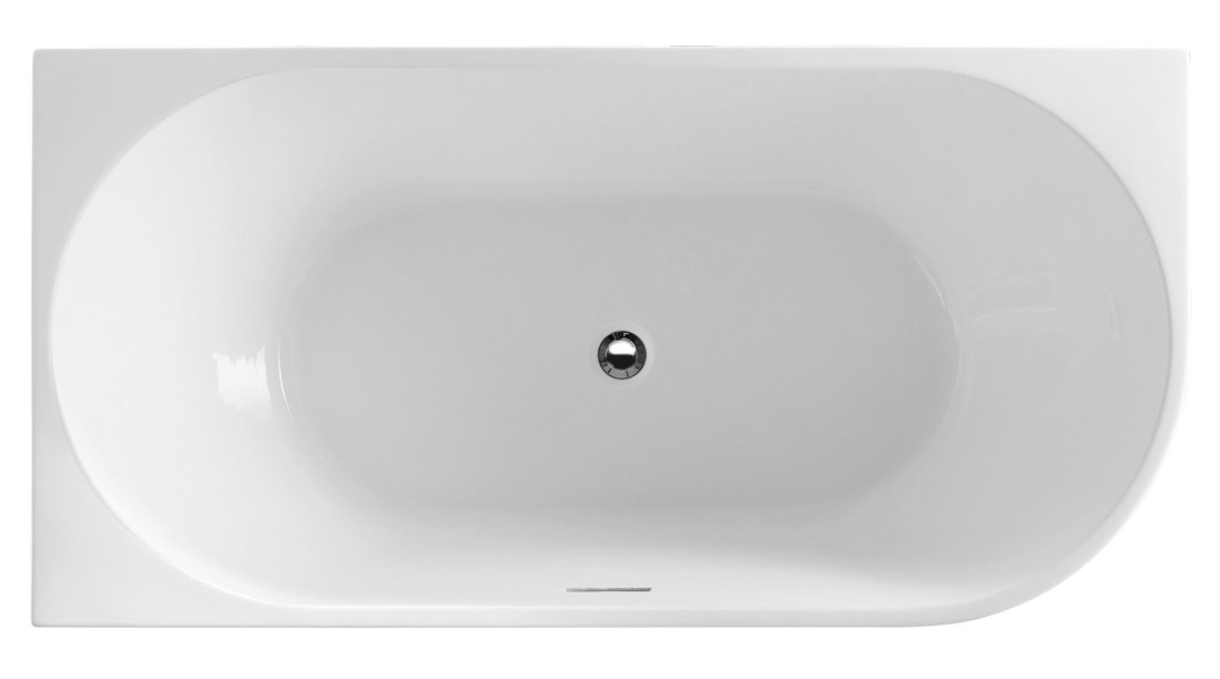 Aqualine TIBERA L rohová stojící vana, 150x75cm, bílá E1047