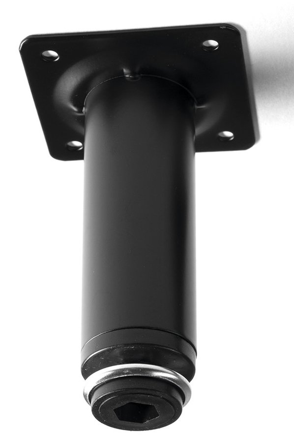 Aqualine KERAMIA FRESH výškově stavitelná nožička, výška 100-110mm, černá mat 10077B