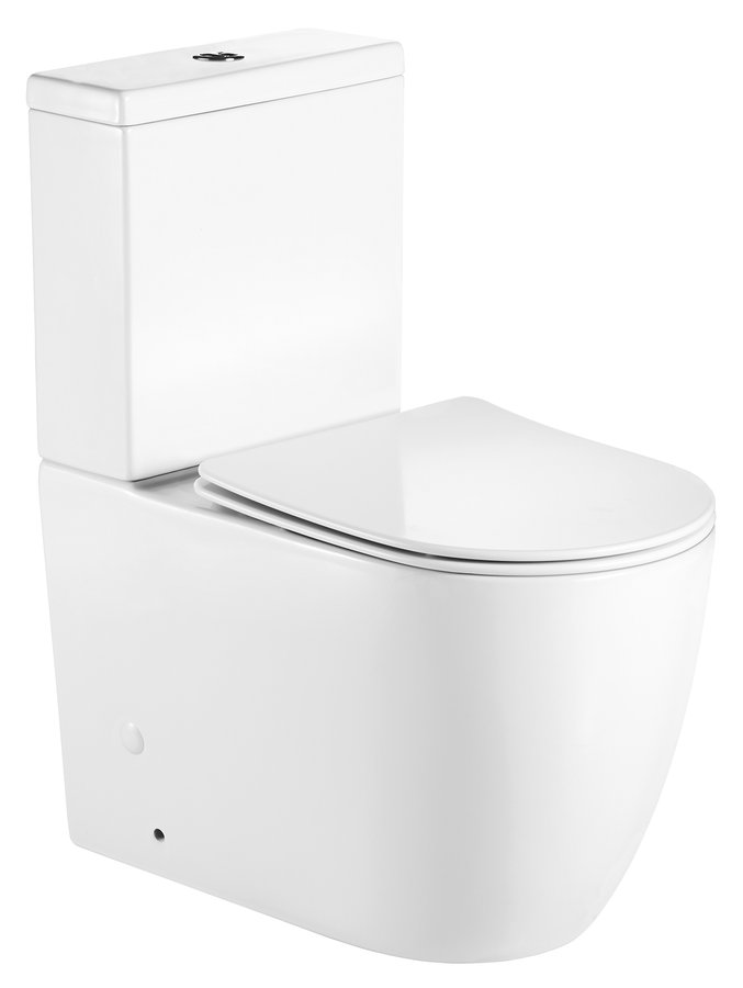 Sapho INFINITY WC kombi, Rimless, spodní/zadní odpad, bílá PC105WR