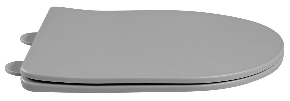 Sapho PACO WC sedátko, SLIM, Soft Close, Easy Take, šedá mat PCS1012GR