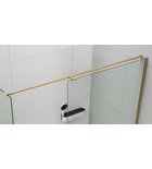 Photo: ESCA universal shower screen wall support bar 1400mm, gold matt