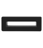 Photo: Washbasin overflow cover, matt black