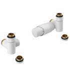 Photo: WICHER ECK COMBI Thermostatic Angled Valve, white