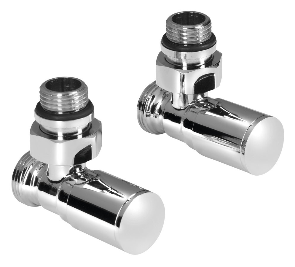 C-START připojovací sada ventilů ruční rohová, chrom SC237C