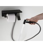 Photo: Concealed Bidet Shower Set with Toilet Paper Holder, Gun Metal