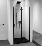 Photo: ZOOM BLACK sprchové dvere do niky 700 mm, pravé, číre sklo