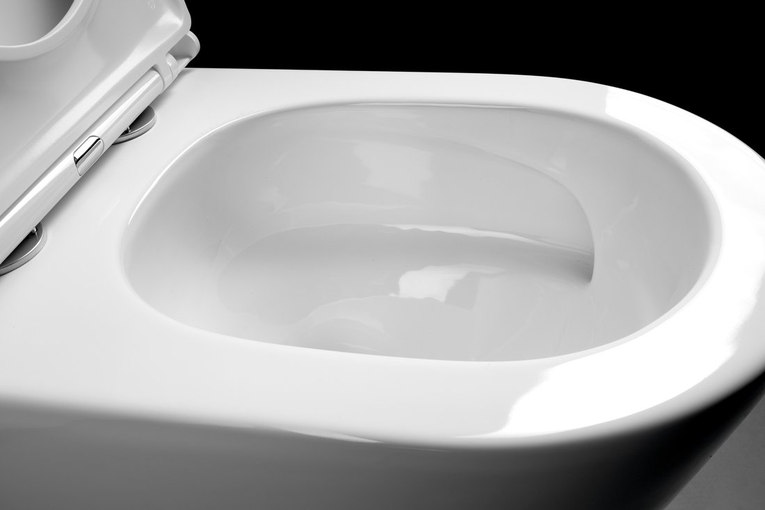 Sapho AVIS WC kombi mísa, Vortex Rimless, 66x36 cm, spodní/zadní odpad, bílá PC106-111