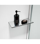 Photo: ESCA SHELF shelf for profile 230x120mm, chrome