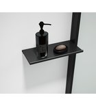 Photo: ESCA SHELF profile shelf 230x120mm, black matt