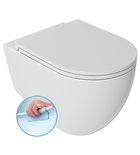 Photo: INFINITY Wall-hung toilet, Rimless, 36,5x53cm, white