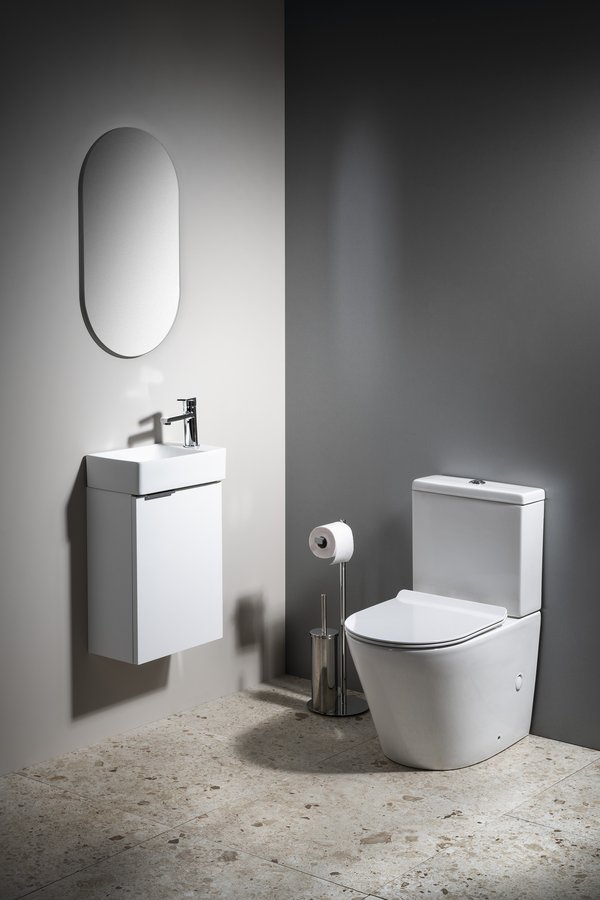 Sapho MARGITHA keramické umývátko 38x22cm, otvor pro baterii vpravo, bílá MGT3822