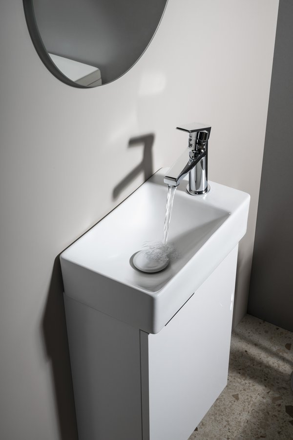 Sapho MARGITHA keramické umývátko 38x22cm, otvor pro baterii vpravo, bílá MGT3822