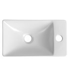 Photo: MARGITHA ceramic washbasin 38x22cm, tap hole on the right, white