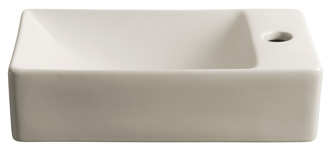 Sapho MARGITHA keramické umývátko 38x22cm, otvor pro baterii vpravo, béžová MGT38221