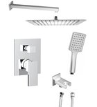 Photo: CUBEMIX concealed shower mixer tap, 2 outlets, chrome