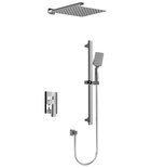 Photo: CUBEMIX concealed shower mixer tap, 2 outlets, chrome