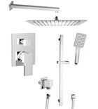 Photo: CUBEMIX concealed shower mixer tap, 2 outlets, chrome